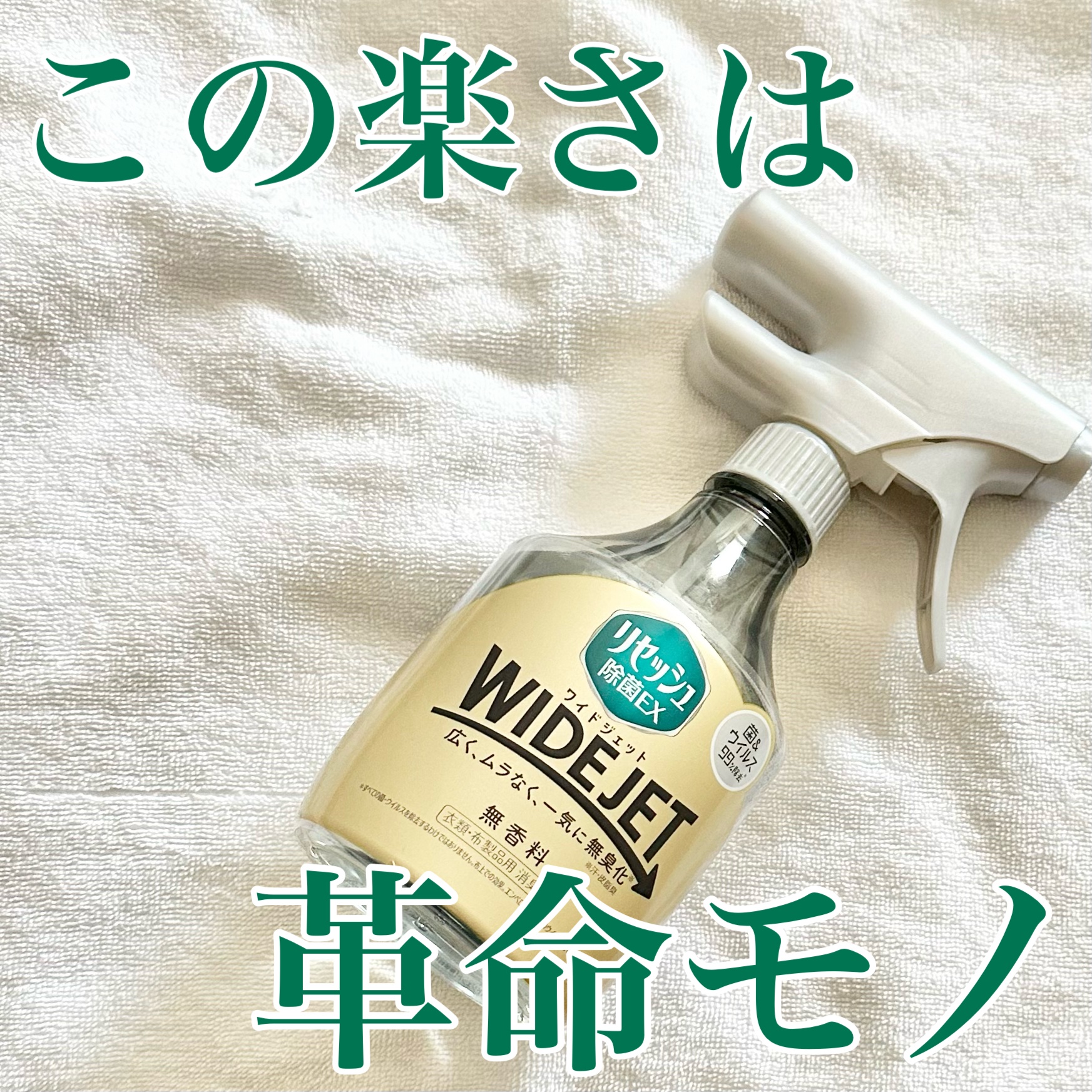 リセッシュ除菌EX WIDE JET/リセッシュ/その他を使ったクチコミ（1枚目）