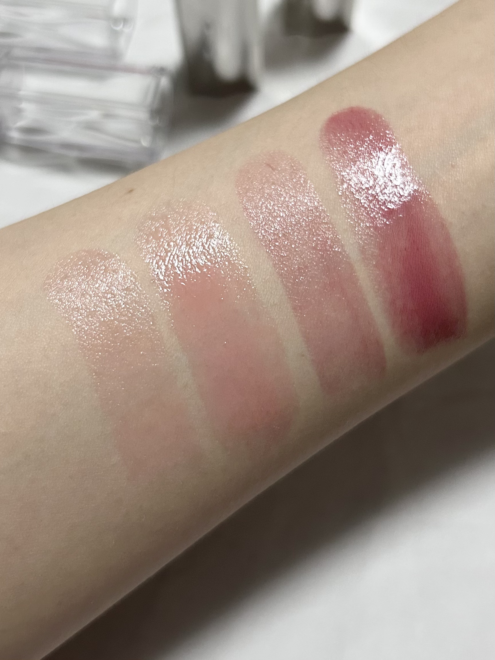 MELTING FIT SHINE BALM/Lummir/口紅を使ったクチコミ（3枚目）