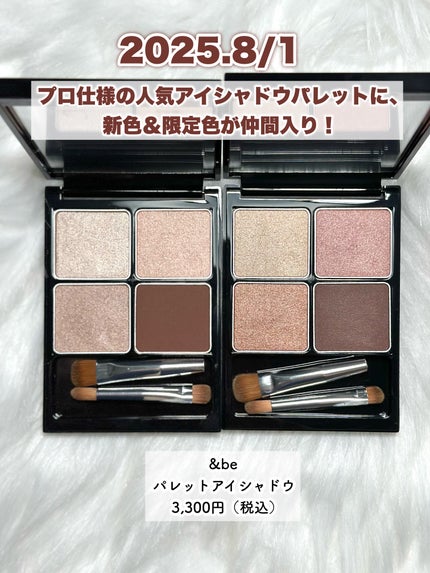 &be パレットアイシャドウ/&be/アイシャドウパレットを使ったクチコミ(2枚目)