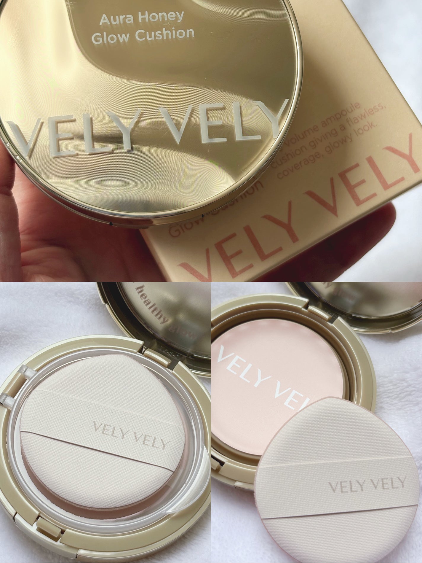 はちみつツヤ肌クッションファンデ/VELY VELY/クッションファンデーションを使ったクチコミ(2枚目)