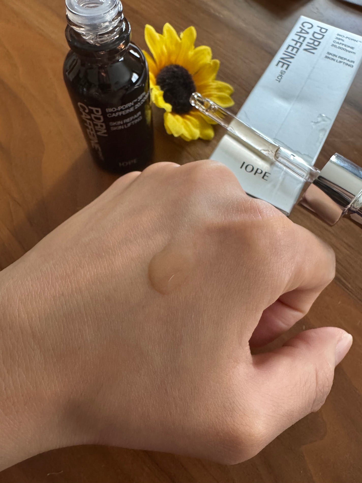 PDRNカフェインショット/IOPE/美容液を使ったクチコミ(2枚目)