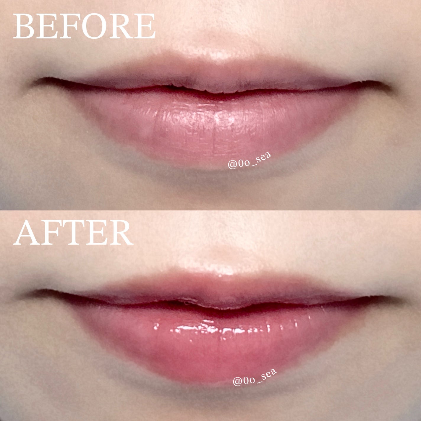 グラスティングメルティングバーム/rom&nd/リップバームを使ったクチコミ(3枚目)