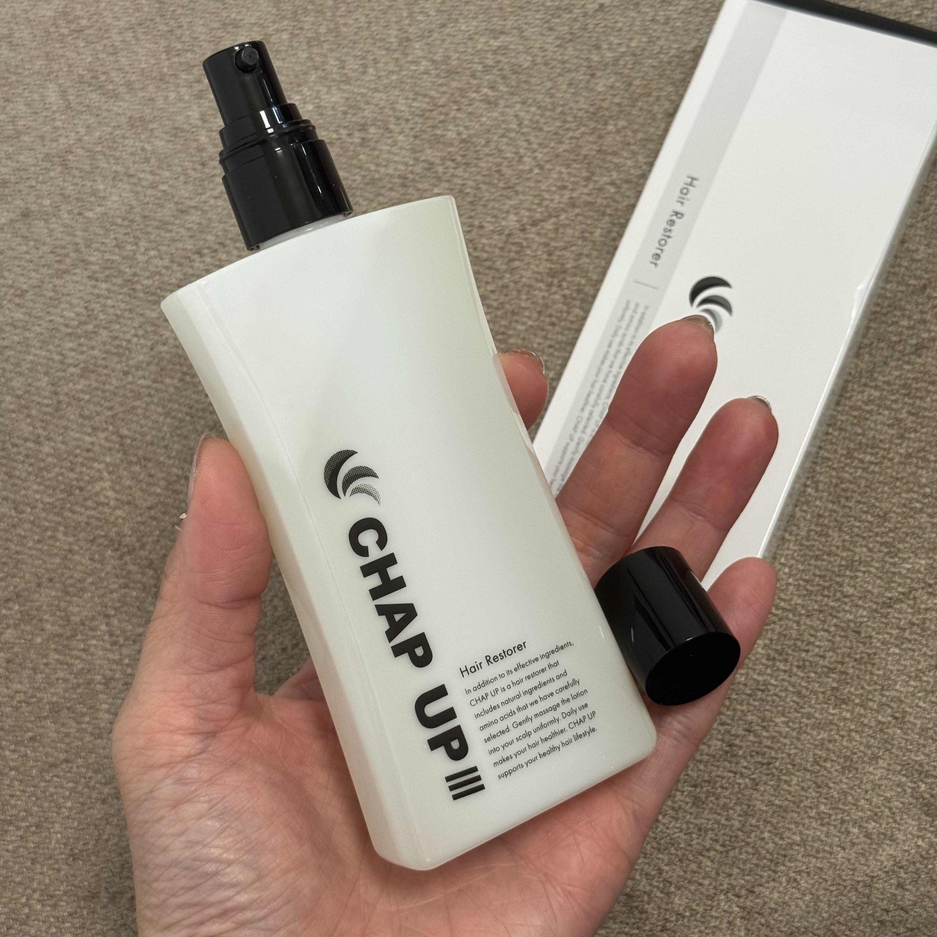 チャップアップ育毛ローション/CHAP UP(チャップアップ)/頭皮ローションを使ったクチコミ（2枚目）