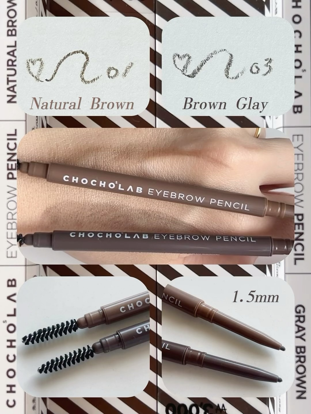 アイブロウペンシル/CHOCHOSLAB/アイブロウペンシルを使ったクチコミ（2枚目）