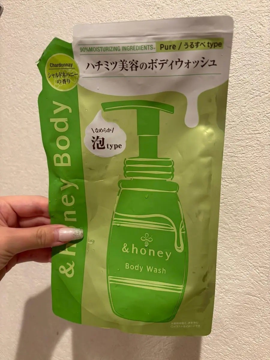 ピュアモイスト 泡ボディウォッシュ/&honey/ボディソープを使ったクチコミ(1枚目)
