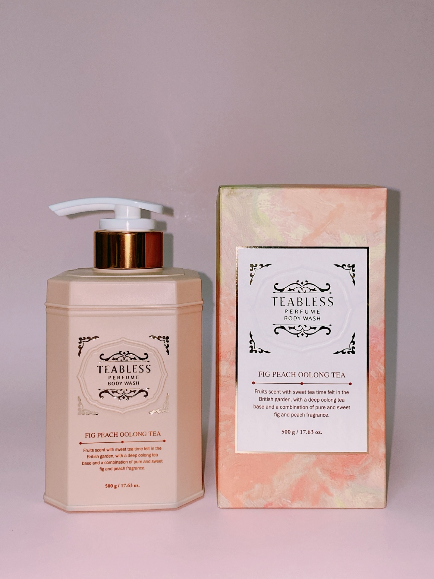 パフュームボディウォッシュ フィグピーチウーロンティー/TEABLESS/ボディソープを使ったクチコミ（1枚目）