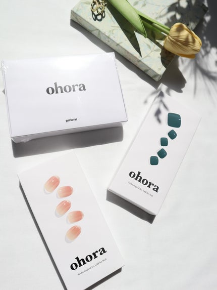 セミキュアジェルネイル(ハンド)/ohora/ネイルシールを使ったクチコミ(5枚目)