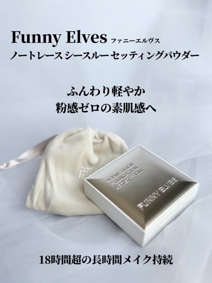 ノートレースシースルーセッティングパウダー/FUNNY ELVES方里/プレストパウダーを使ったクチコミ(2枚目)