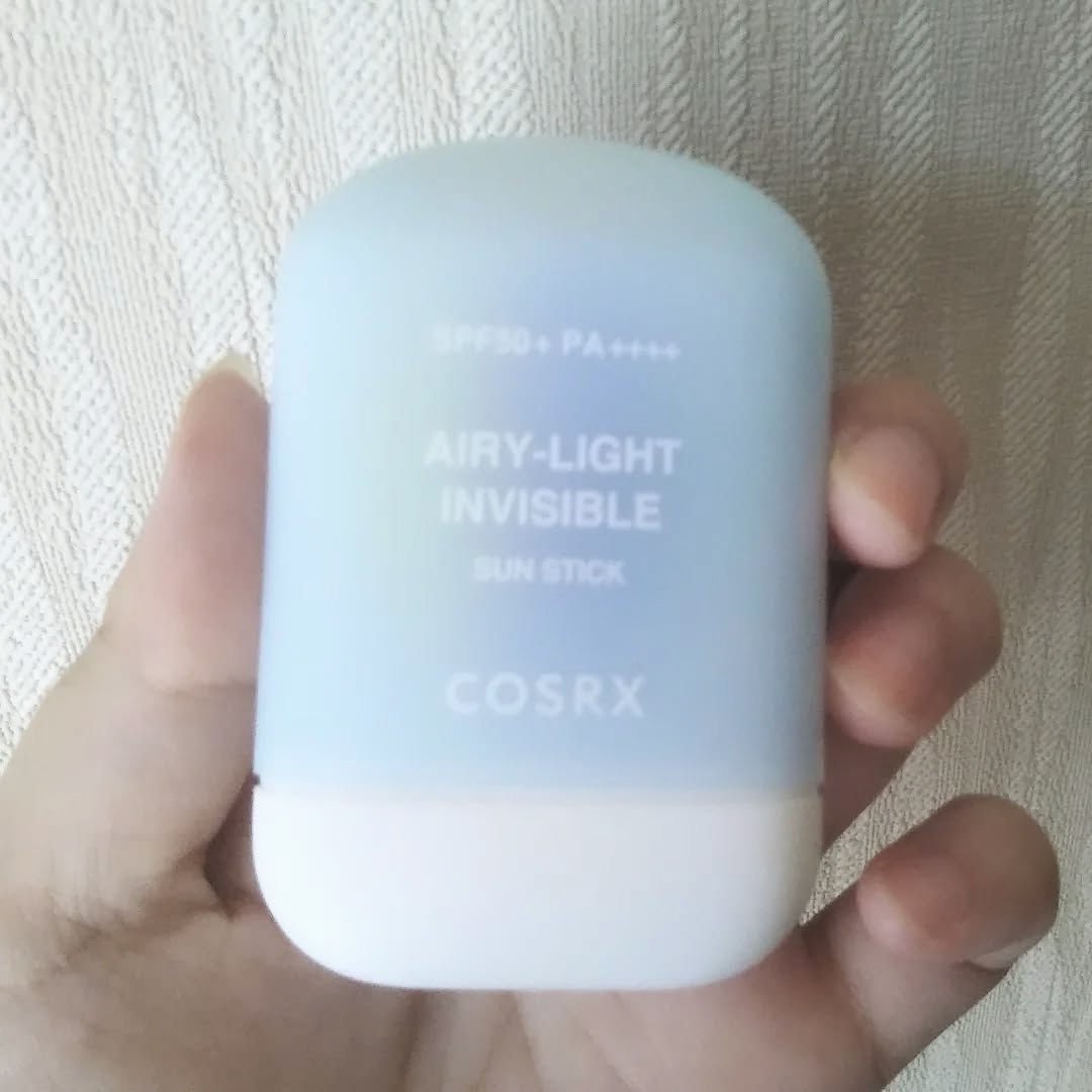 エアリーライト 透明UVスティック/COSRX/日焼け止めスティックを使ったクチコミ（2枚目）