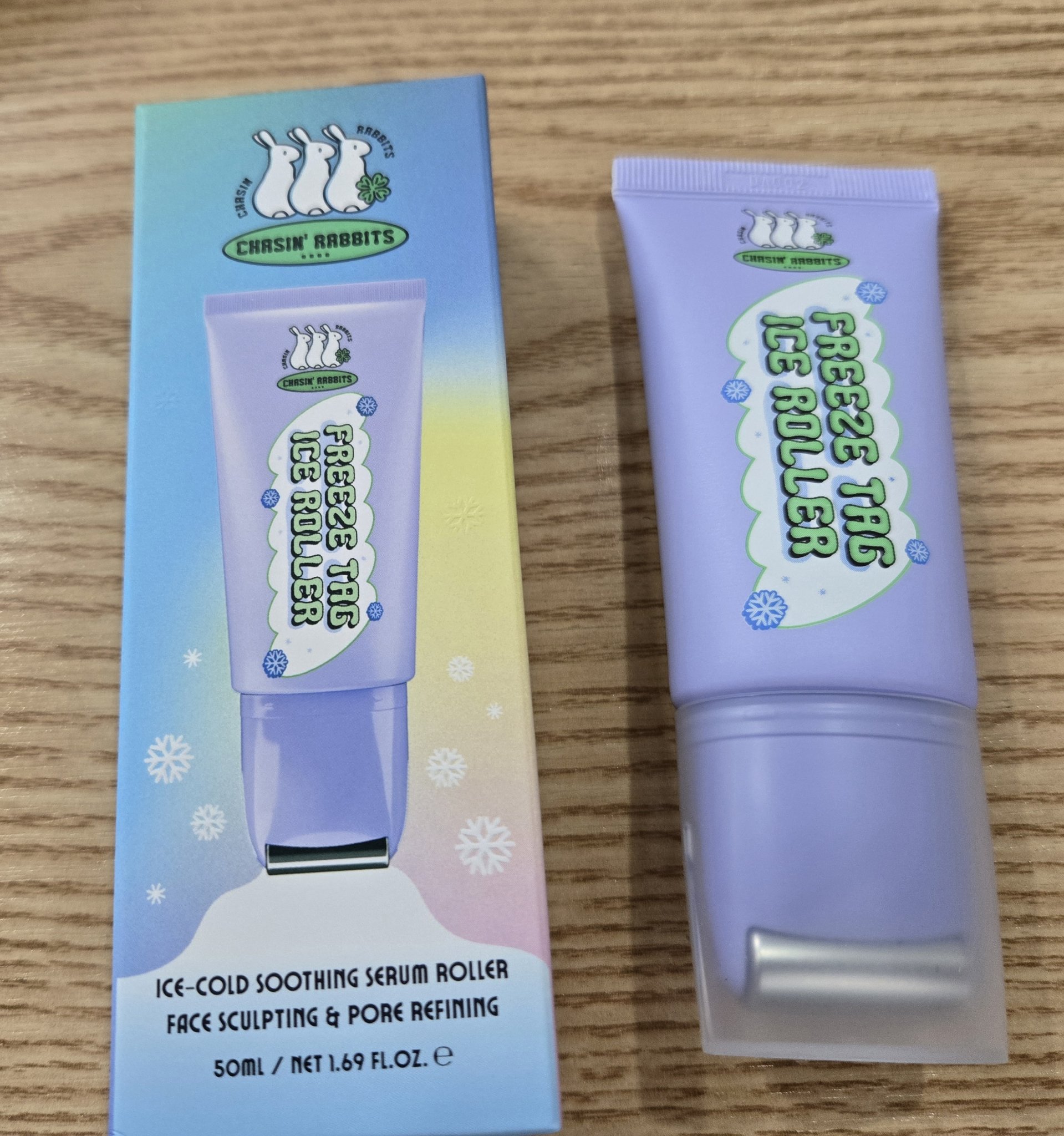 フリーズタグアイスローラー/CHASIN'RABBITS/美容液を使ったクチコミ（1枚目）