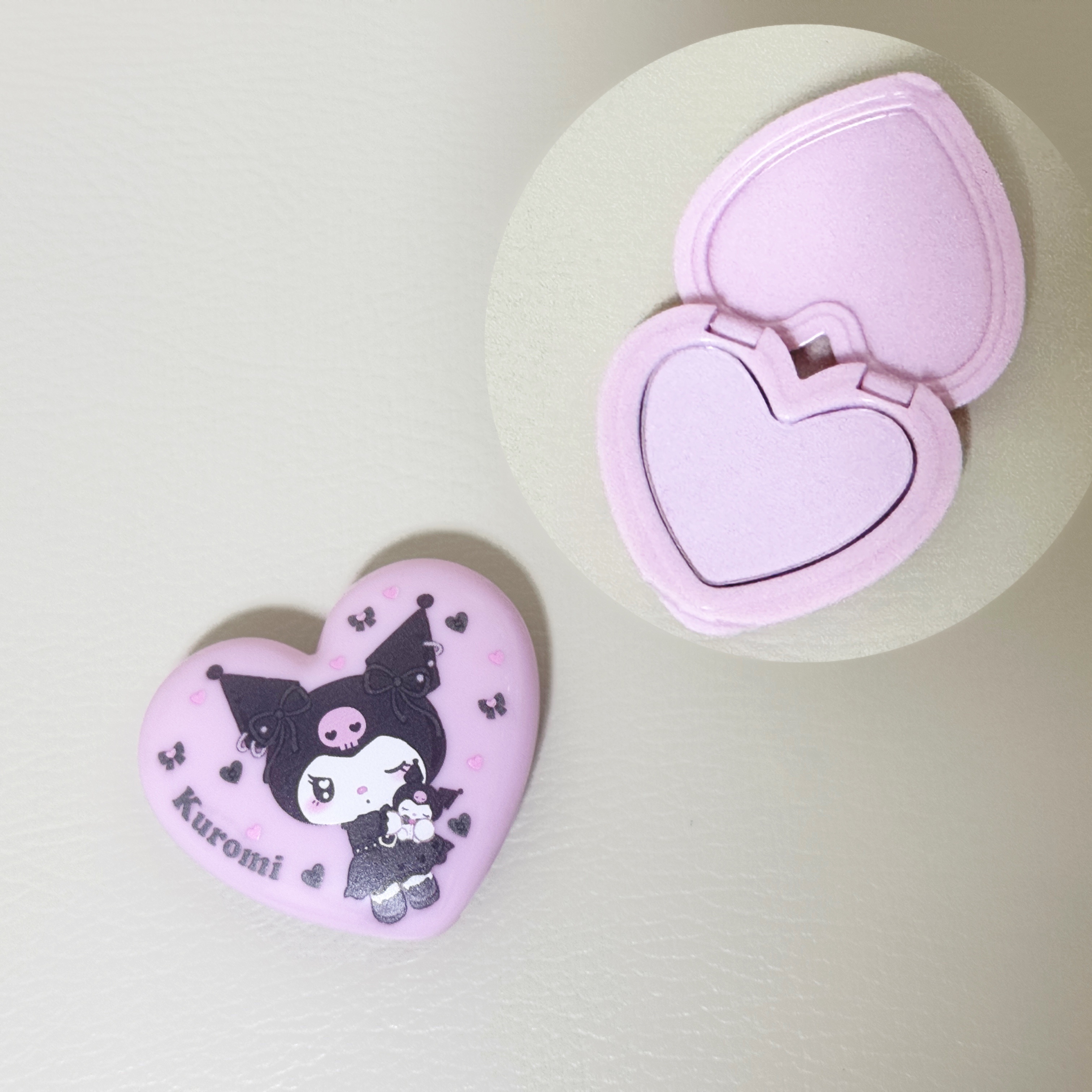 ポンデクルール　 サンリオキャラクターズ 　うるうるハートデザイン  マルチカラーパウダー クロミ  （カラー・かまってこあくまパープル）/Pon de Couleur/単色アイシャドウを使ったクチコミ（1枚目）