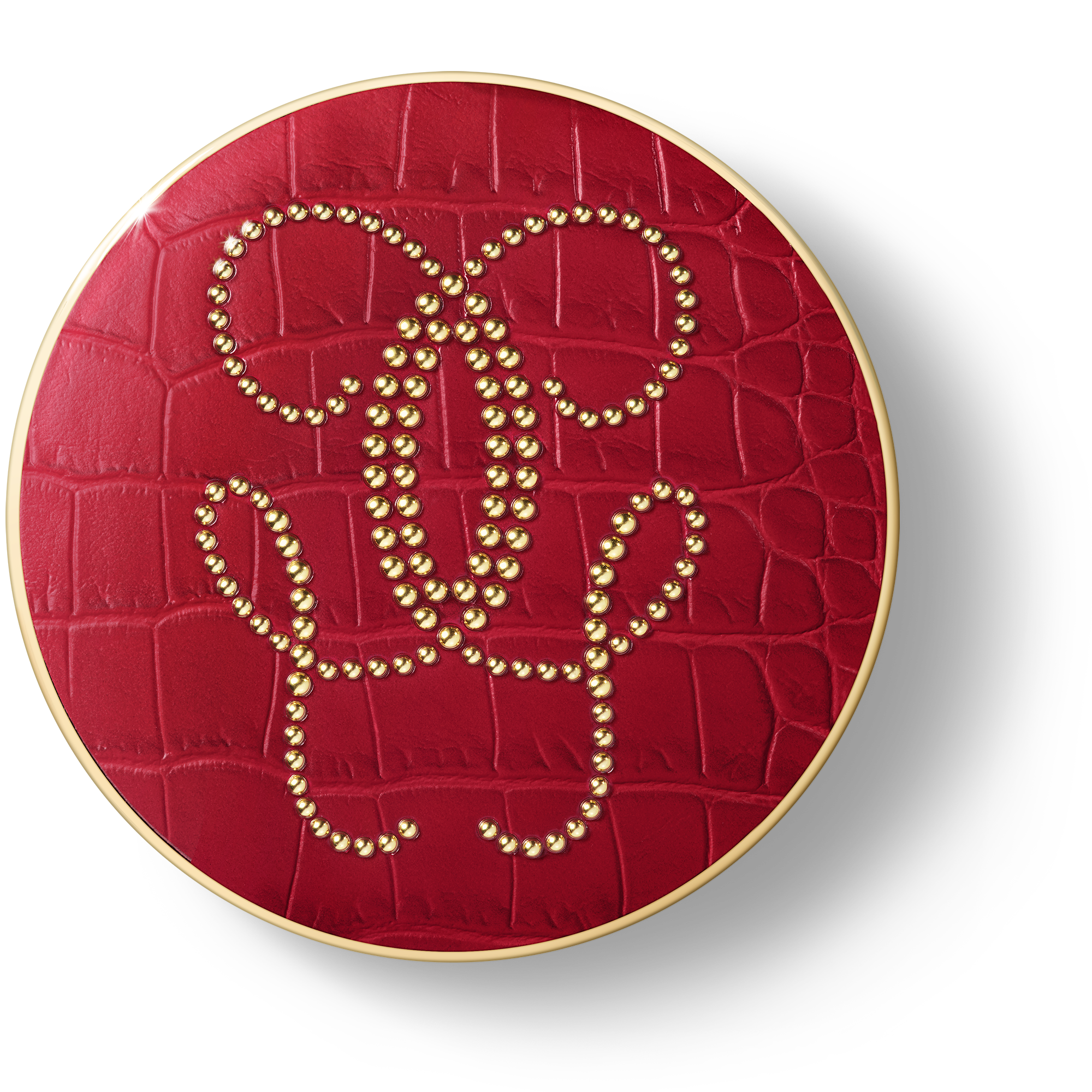 パリュール ゴールド クッション ジュエル ケース クロコ