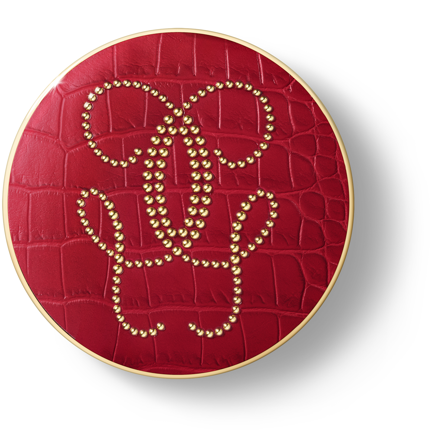 パリュール ゴールド クッション ジュエル ケース クロコ