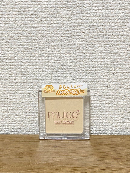 スポットメンテパウダー/muice/プレストパウダーを使ったクチコミ(1枚目)