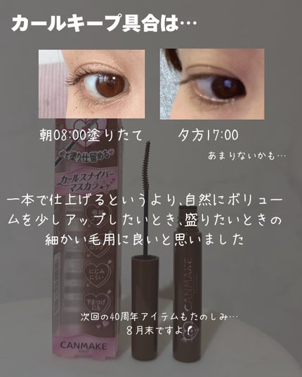 クリーミータッチライナー/キャンメイク/ジェルアイライナーを使ったクチコミ(6枚目)