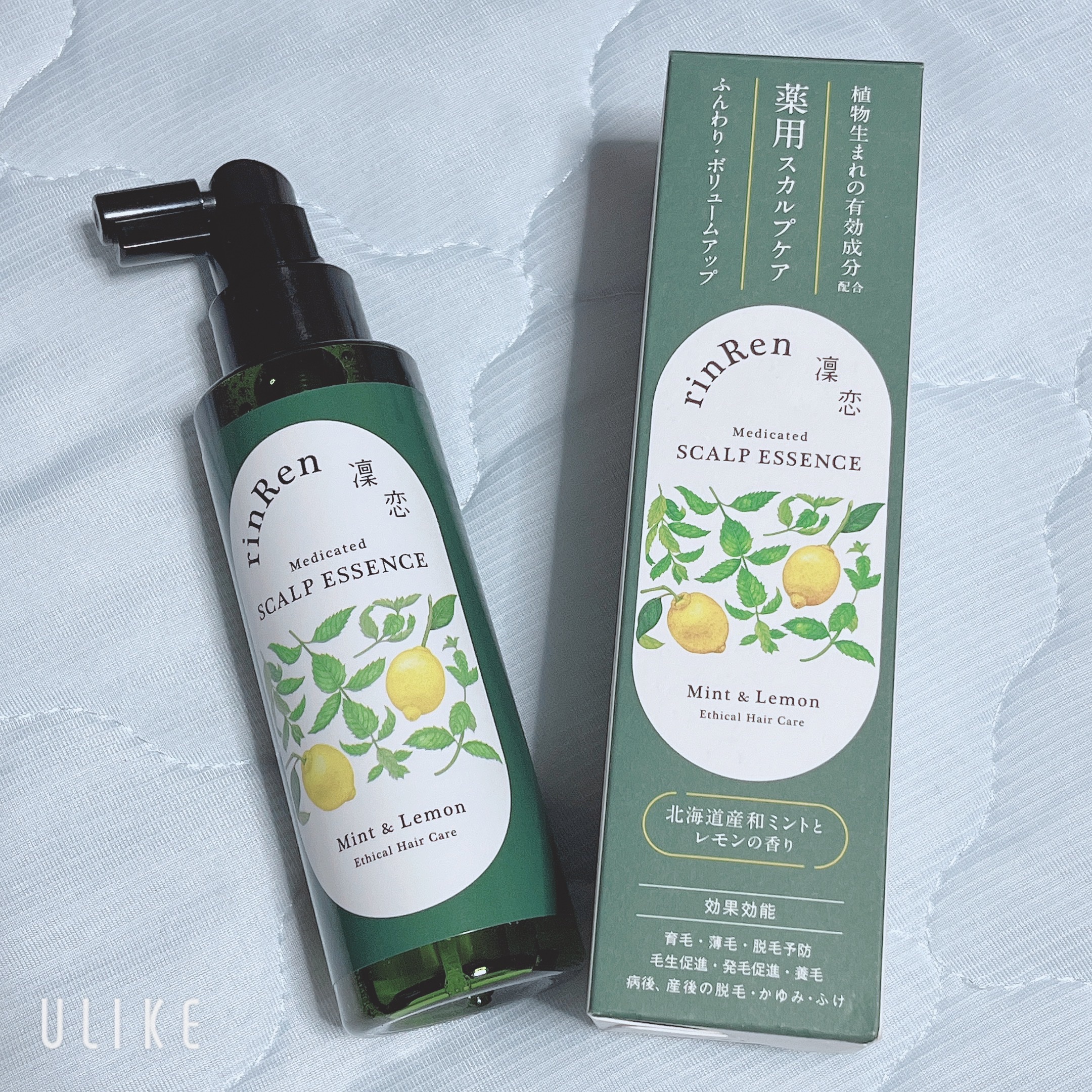 レメディアル スカルプエッセンス ミント＆レモン/rinRen（凛恋）/頭皮ローションを使ったクチコミ（1枚目）
