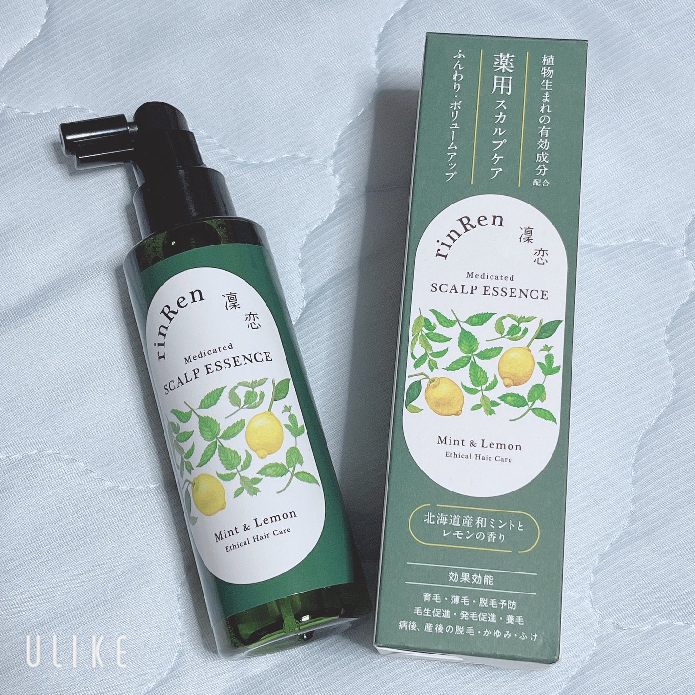 レメディアル スカルプエッセンス ミント&レモン/rinRen(凛恋)/頭皮ローションを使ったクチコミ(1枚目)