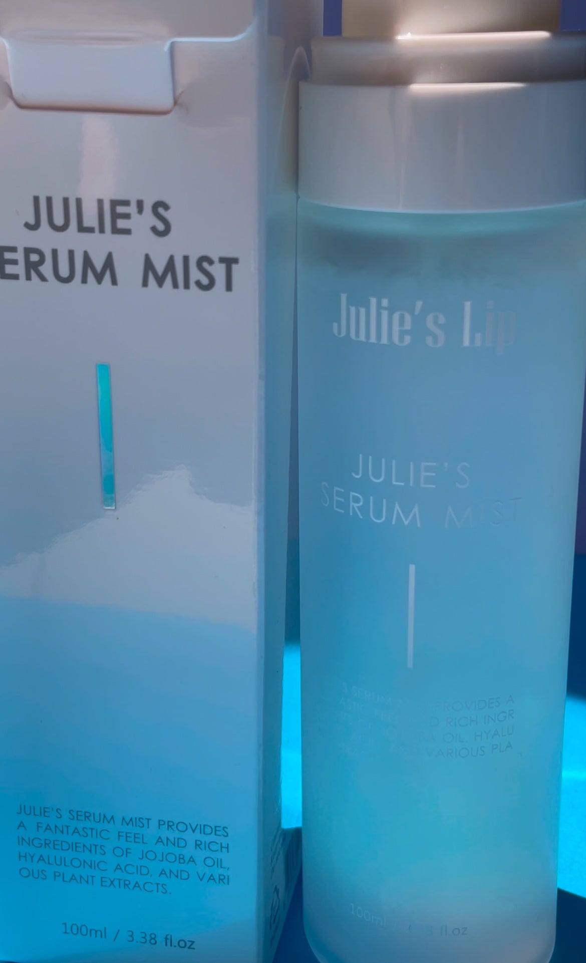 しぃ on LIPS 「Julile'sLip細かいミストで瞬時に潤いチャージホホバオ..」(2枚目)