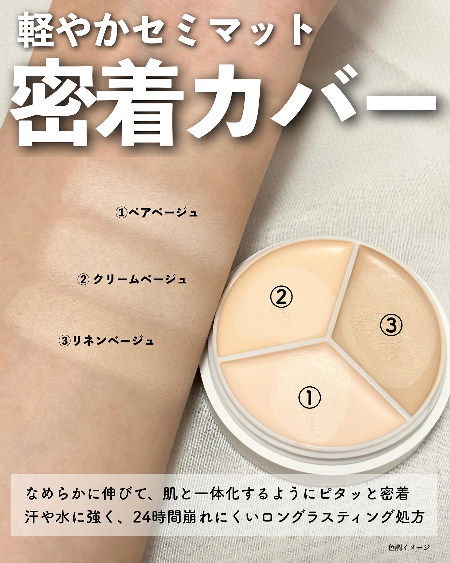 カバーアッププロコンシーラー/TFIT/パレットコンシーラーを使ったクチコミ（3枚目）