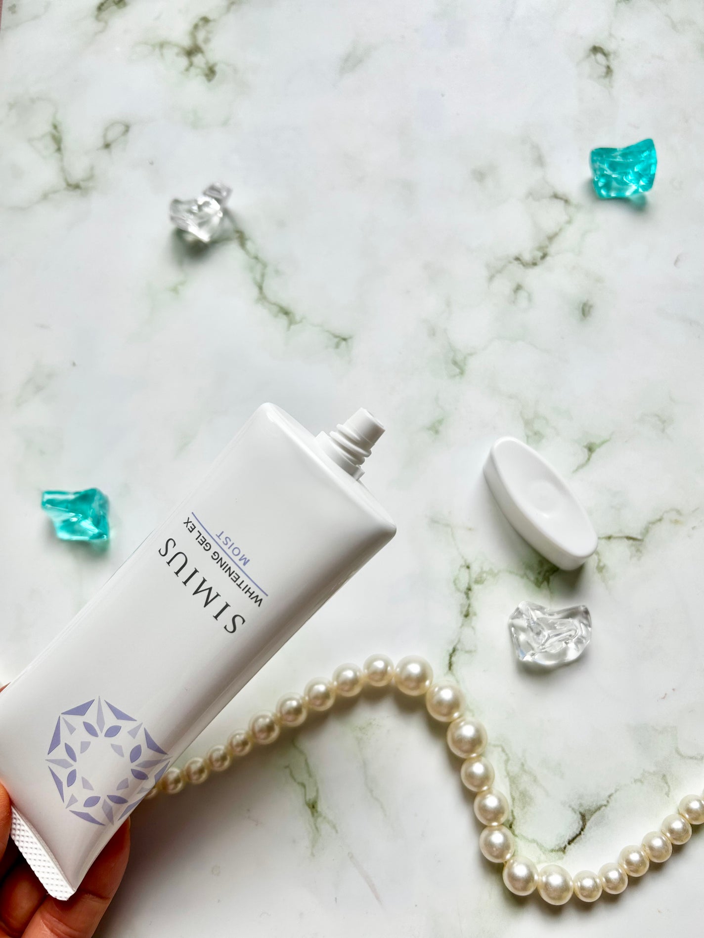 薬用ホワイトニングジェルEX モイスト(しっとり)/シミウス/オールインワン化粧品を使ったクチコミ(3枚目)