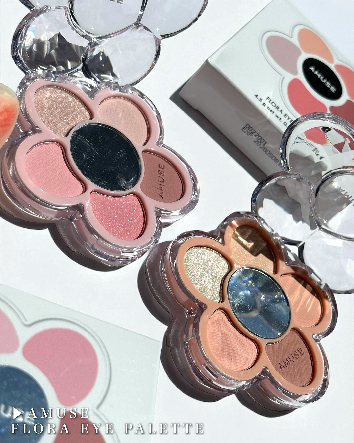 フローラアイパレット/AMUSE/アイシャドウを使ったクチコミ(2枚目)