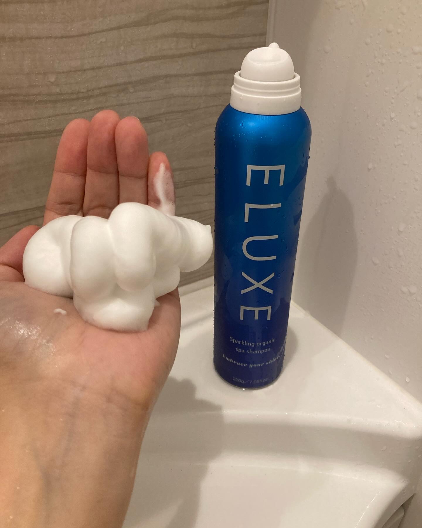 スパークリング オーガニック スパ シャンプー/ELUXE /市販シャンプーを使ったクチコミ（3枚目）