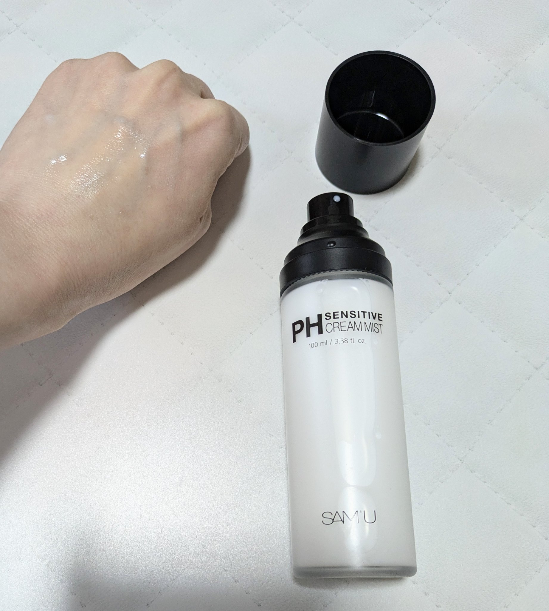 PHセンシティブクリームミスト/SAM'U/ミスト状化粧水を使ったクチコミ（3枚目）