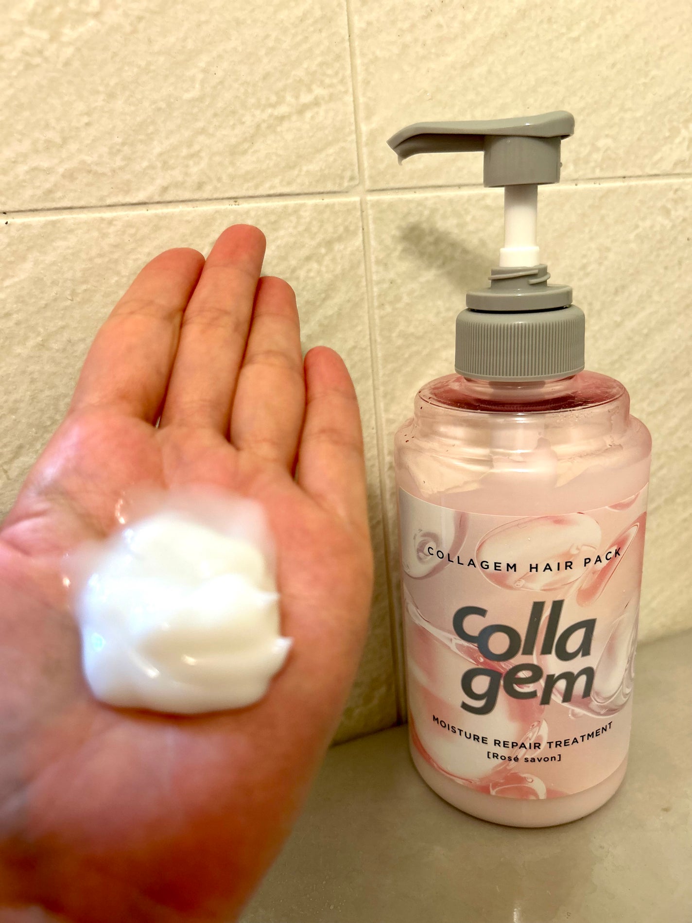 コラジェム モイスチャーリペアシャンプー/トリートメント/collagem/市販シャンプーを使ったクチコミ(3枚目)