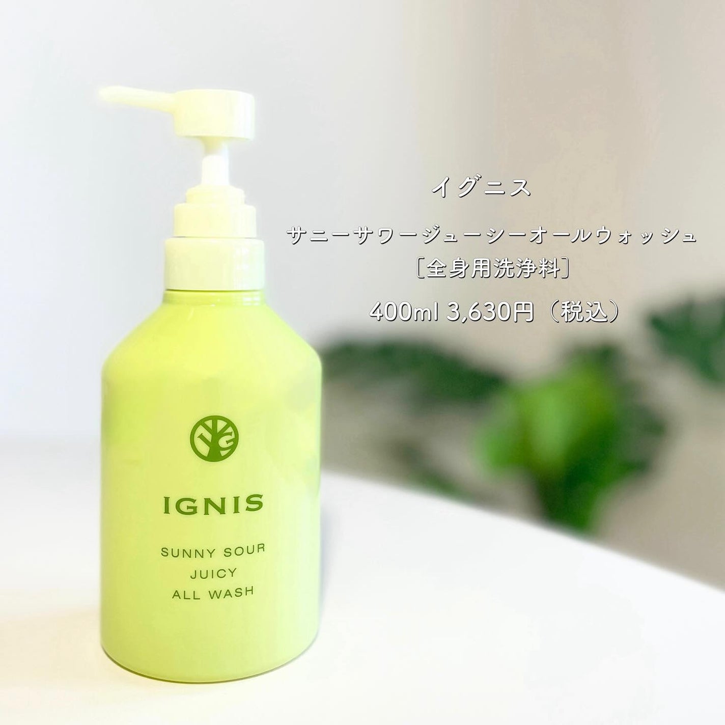 サニーサワー ジューシー オールウォッシュ/IGNIS/ボディソープを使ったクチコミ(1枚目)