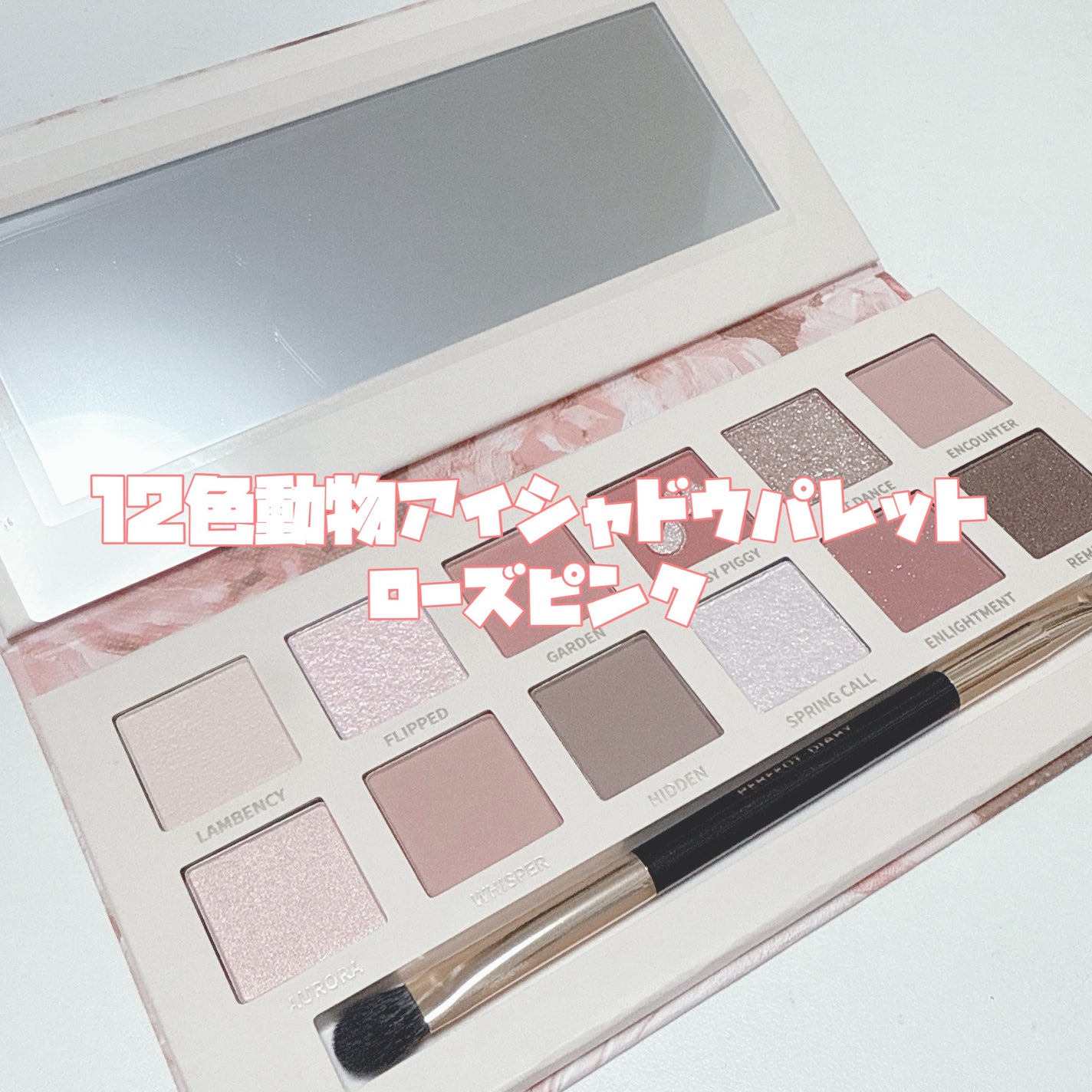 エクスプローラ12色 動物アイシャドウパレット/PERFECT DIARY/アイシャドウパレットを使ったクチコミ(3枚目)