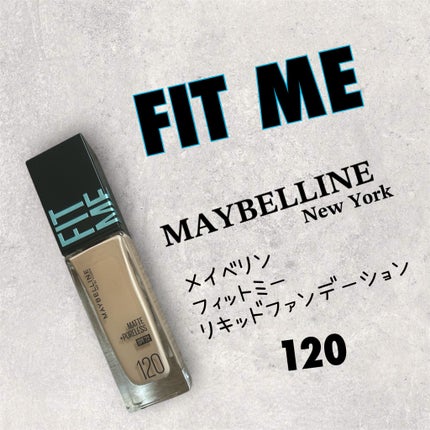 フィットミー リキッドファンデーション R/MAYBELLINE NEW YORK/リキッドファンデーションを使ったクチコミ(1枚目)