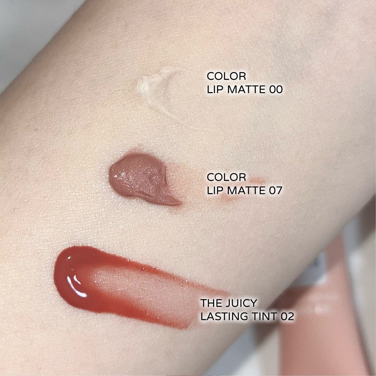 ザ ジューシーラスティングティント/rom&nd/リップティントを使ったクチコミ(3枚目)