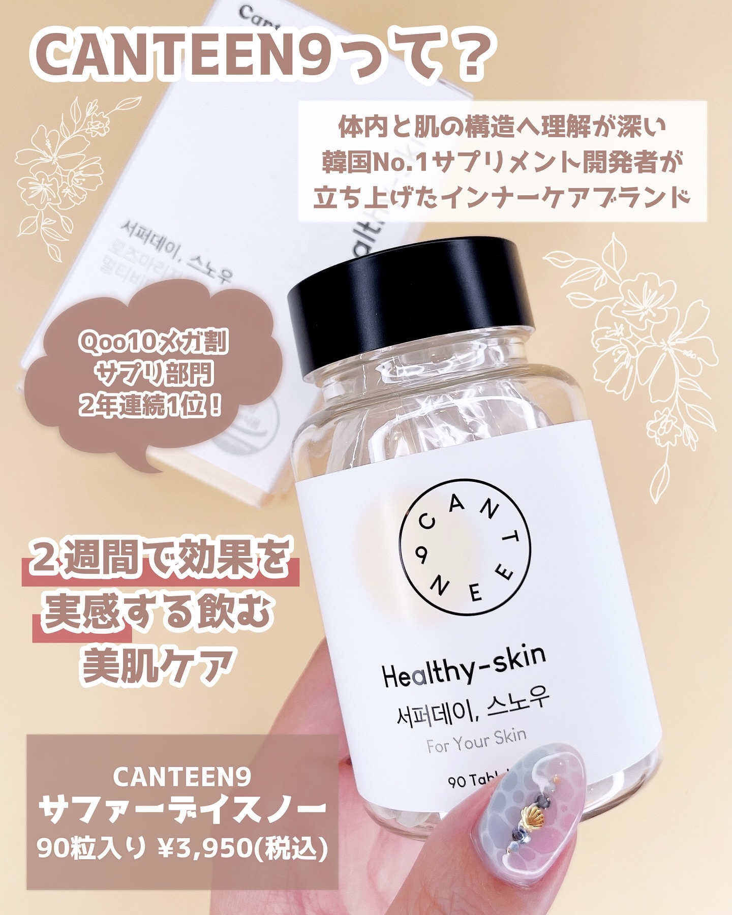 サファーデイ スノー/canteen9/美容サプリメントを使ったクチコミ（2枚目）