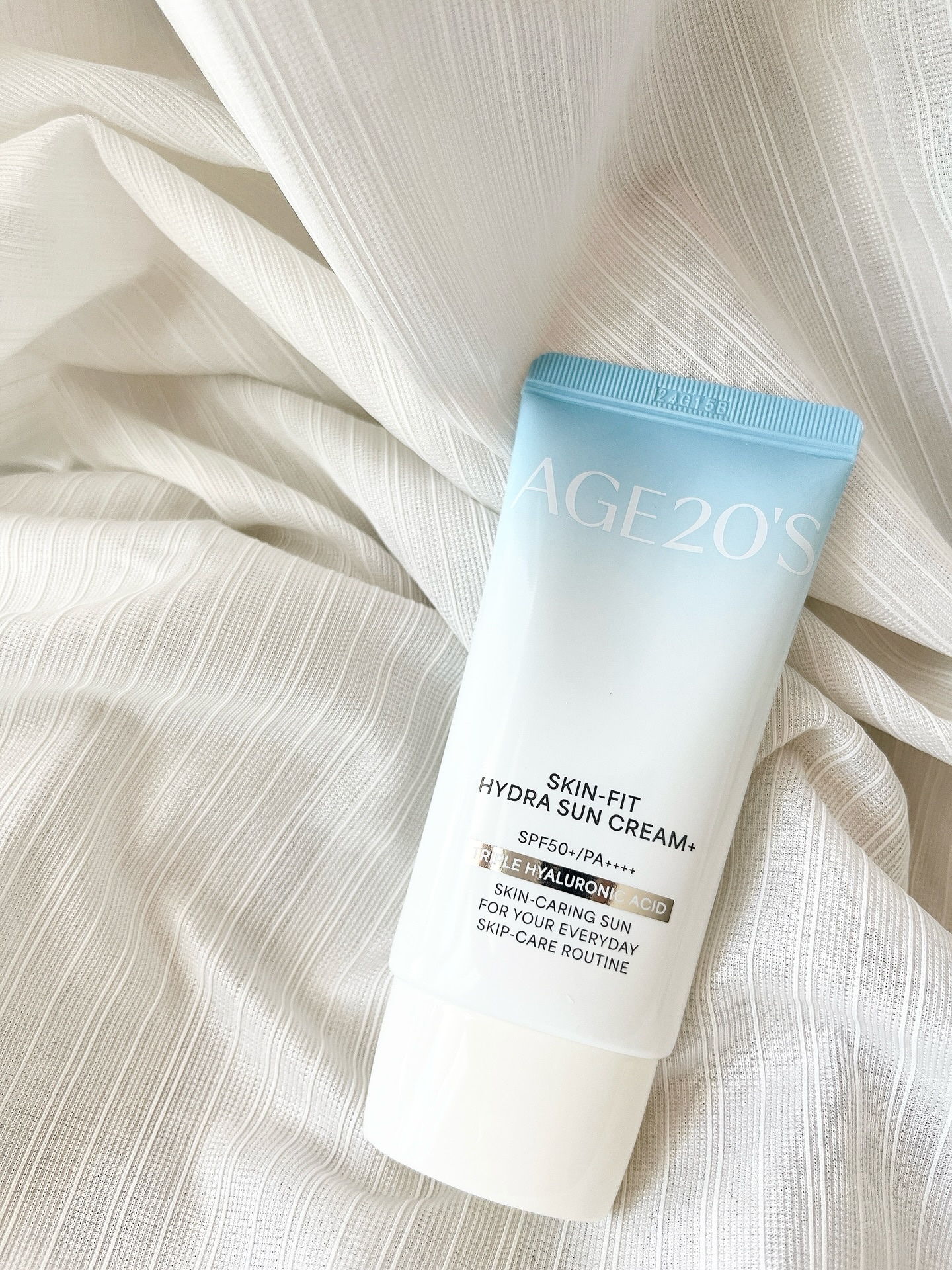 スキンフィット水分UVクリームプラス/AGE20’s/日焼け止めクリームを使ったクチコミ（1枚目）