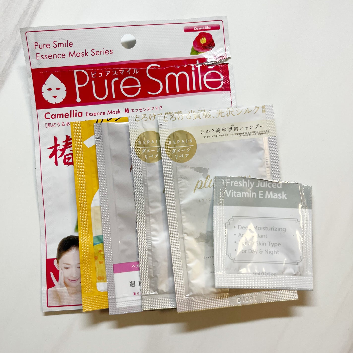 ピュアスマイル椿エッセンスマスク/Pure Smile/シートマスク・パックを使ったクチコミ(1枚目)