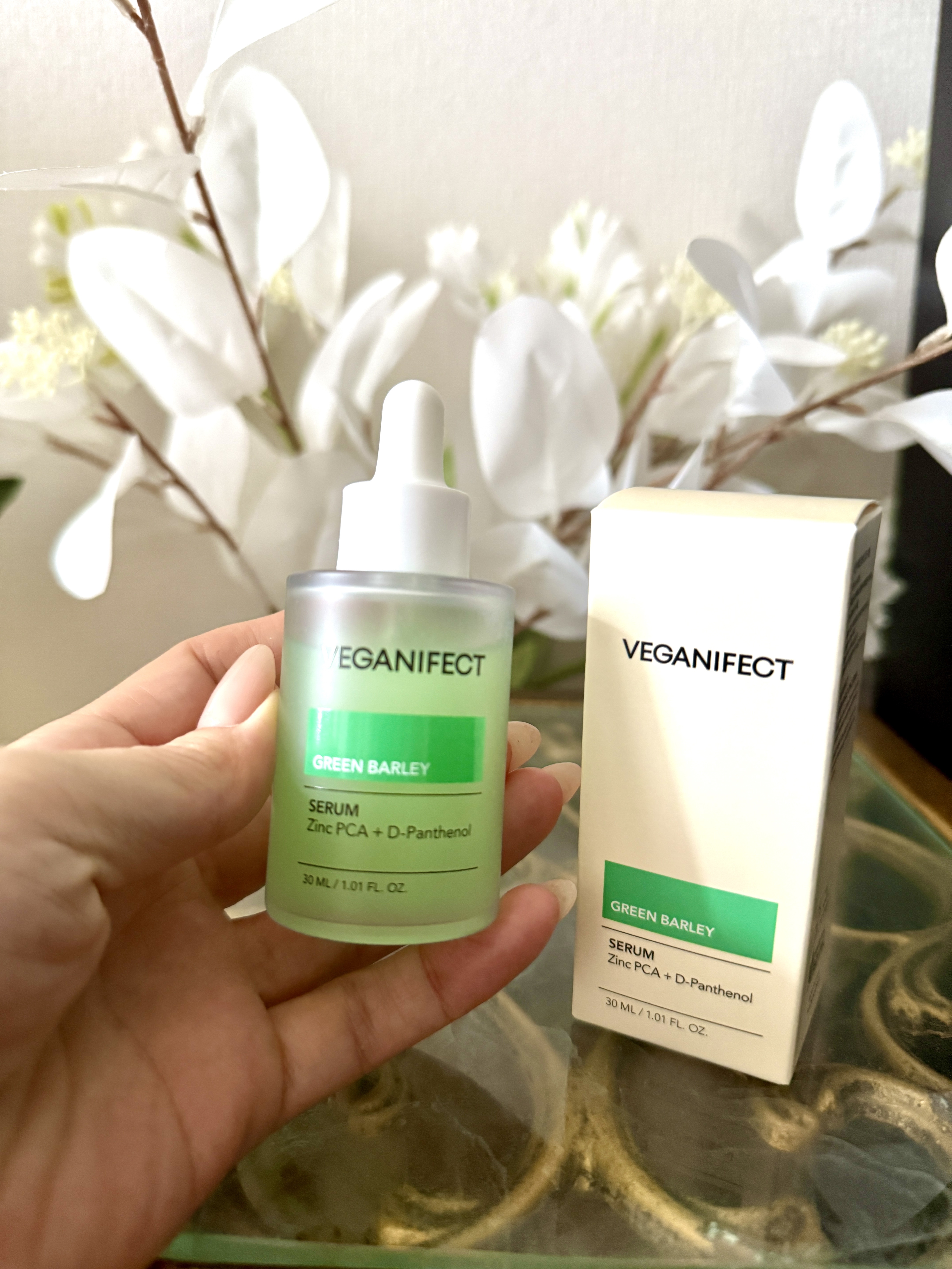 青麦ジンクセラム/Veganifect/美容液を使ったクチコミ（1枚目）