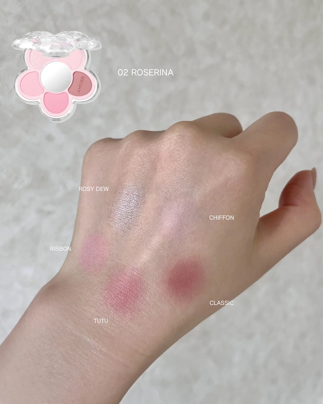 フローラアイパレット/AMUSE/アイシャドウを使ったクチコミ（2枚目）