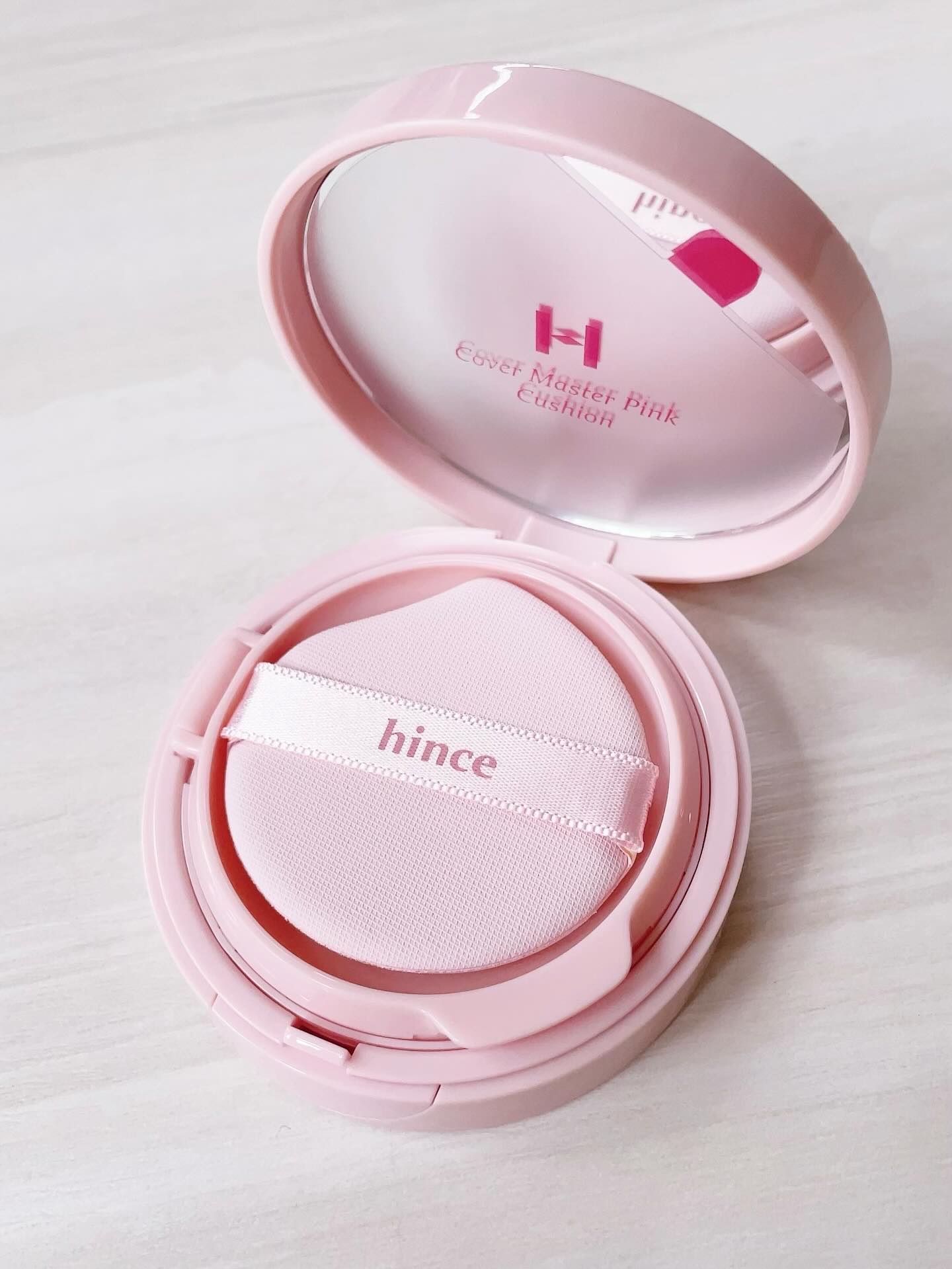 カバーマスターピンククッション/hince/クッションファンデーションを使ったクチコミ（2枚目）