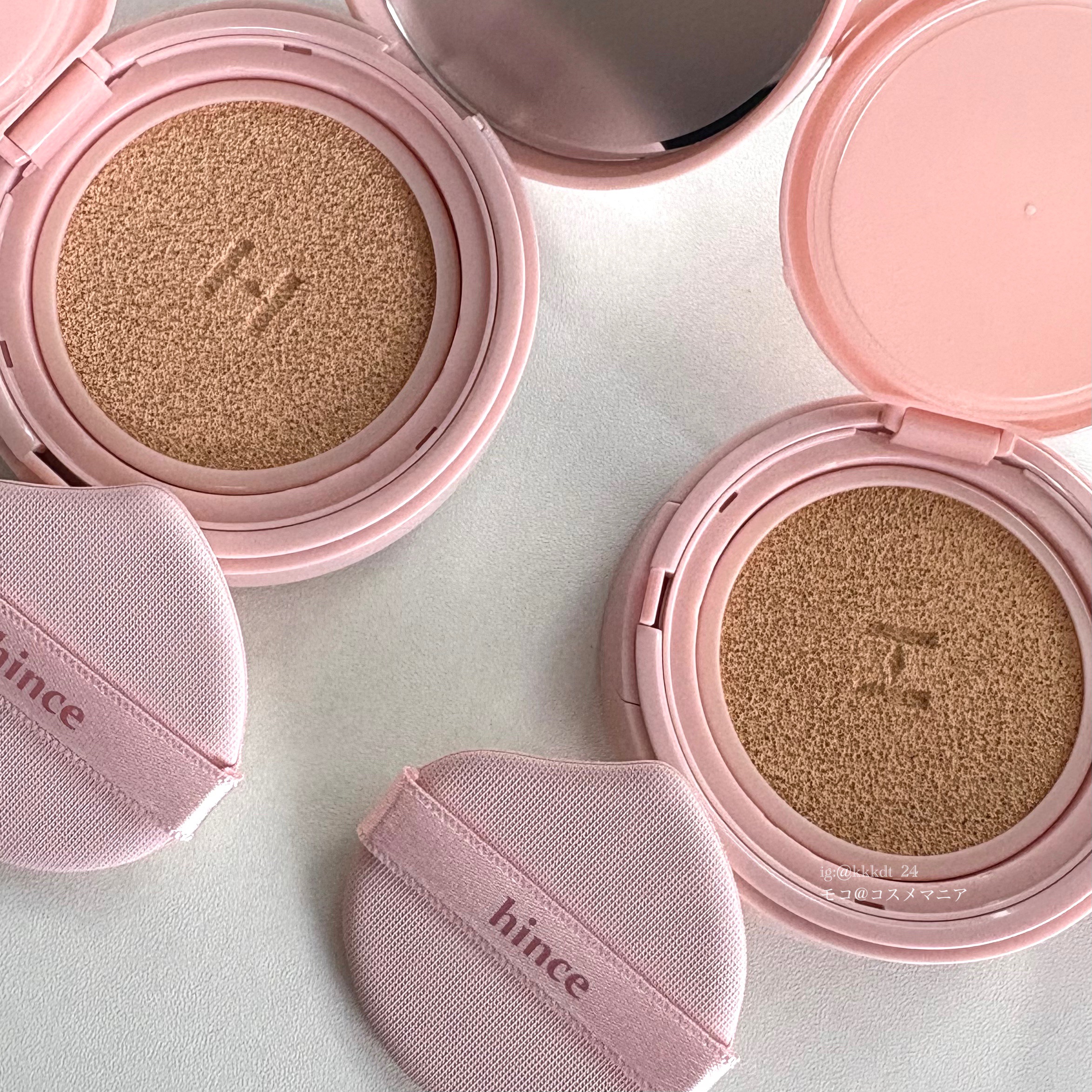 カバーマスターピンククッション/hince/クッションファンデーションを使ったクチコミ（1枚目）