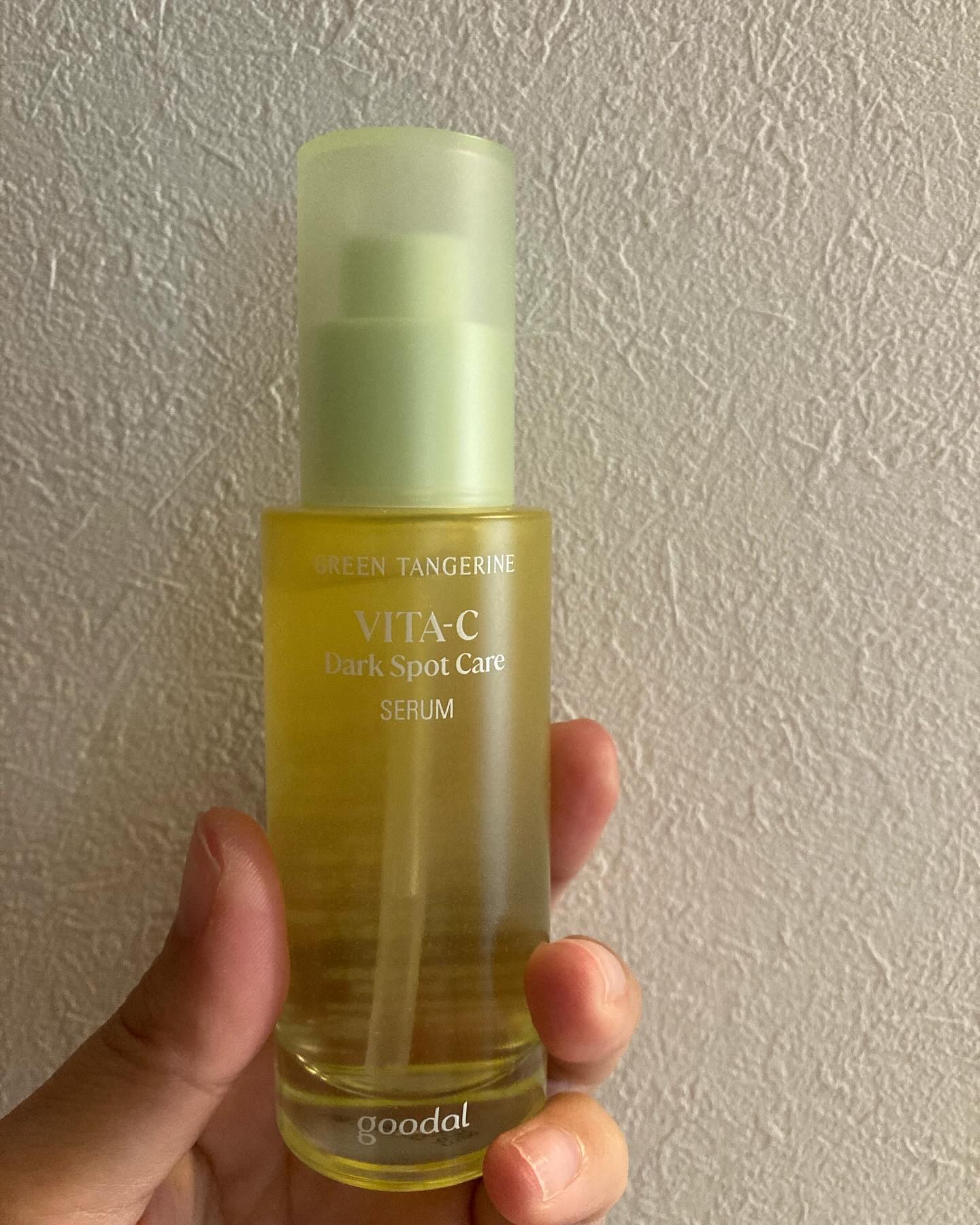 グリーンタンジェリン ビタC ダークスポットケアセラム/goodal/美容液を使ったクチコミ（3枚目）