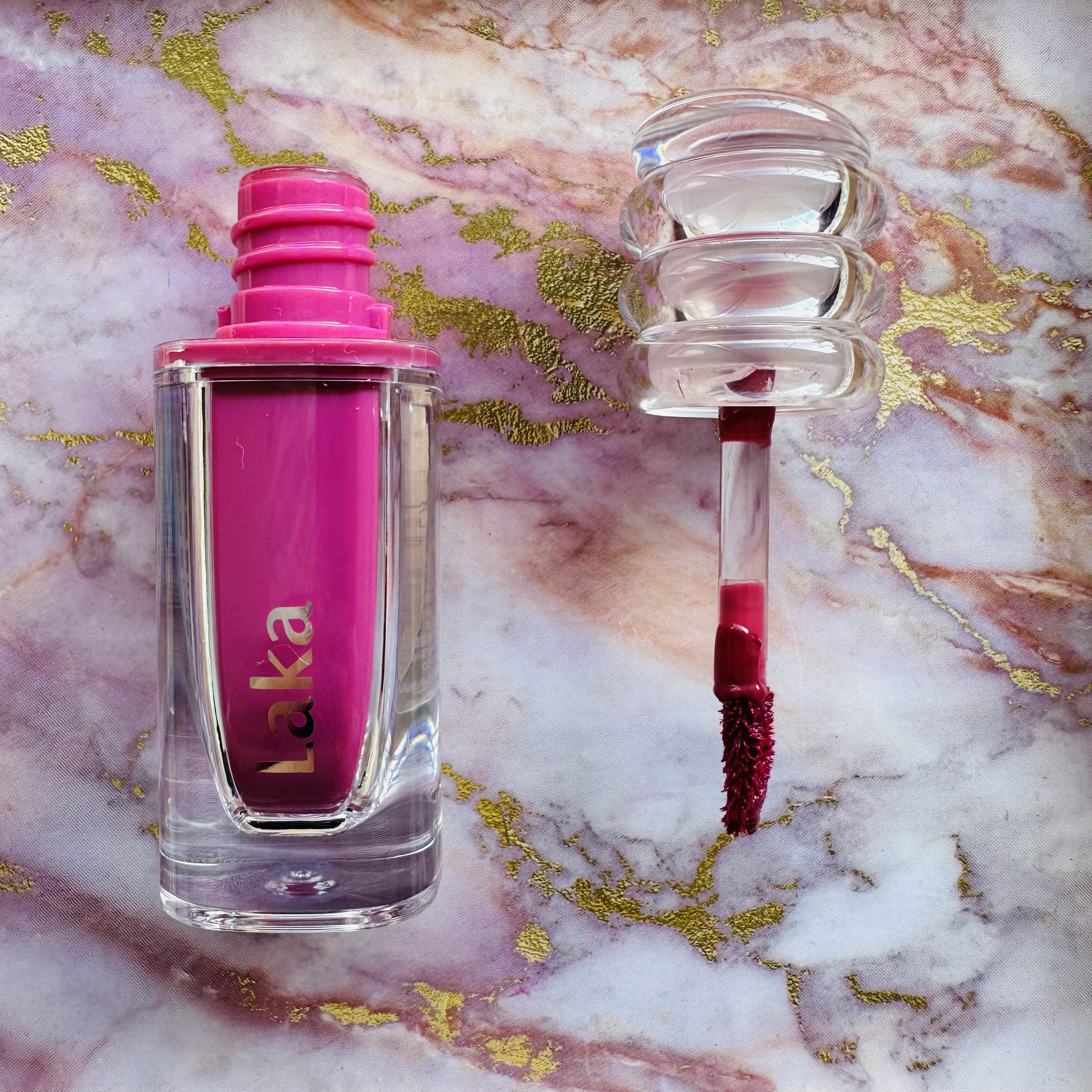 ラカ　マキシグレイヤーティント ＃614　レディー/Laka/リップティントを使ったクチコミ（1枚目）