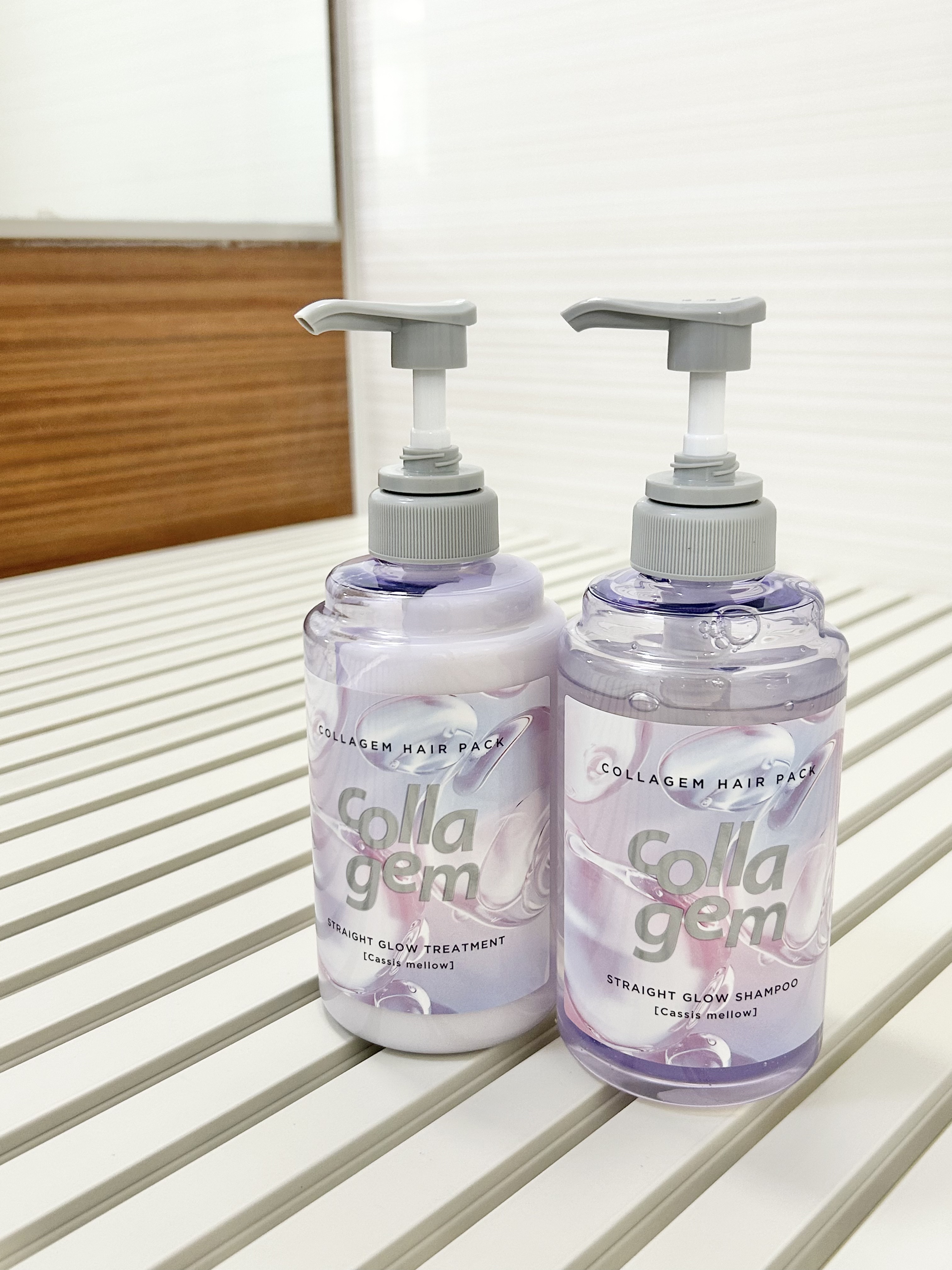 コラジェム ストレートグロウシャンプー/トリートメント トリートメント440g/collagem/市販シャンプーを使ったクチコミ（1枚目）