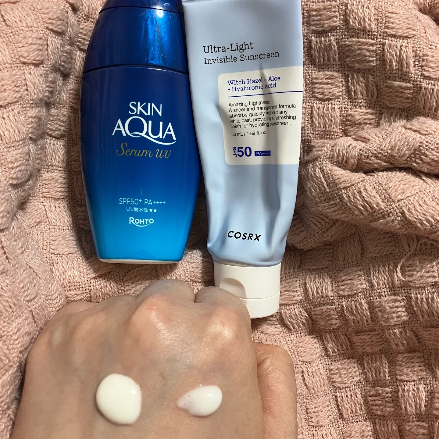 ウルトラライト透明UVクリーム/COSRX/日焼け止めクリームを使ったクチコミ（2枚目）