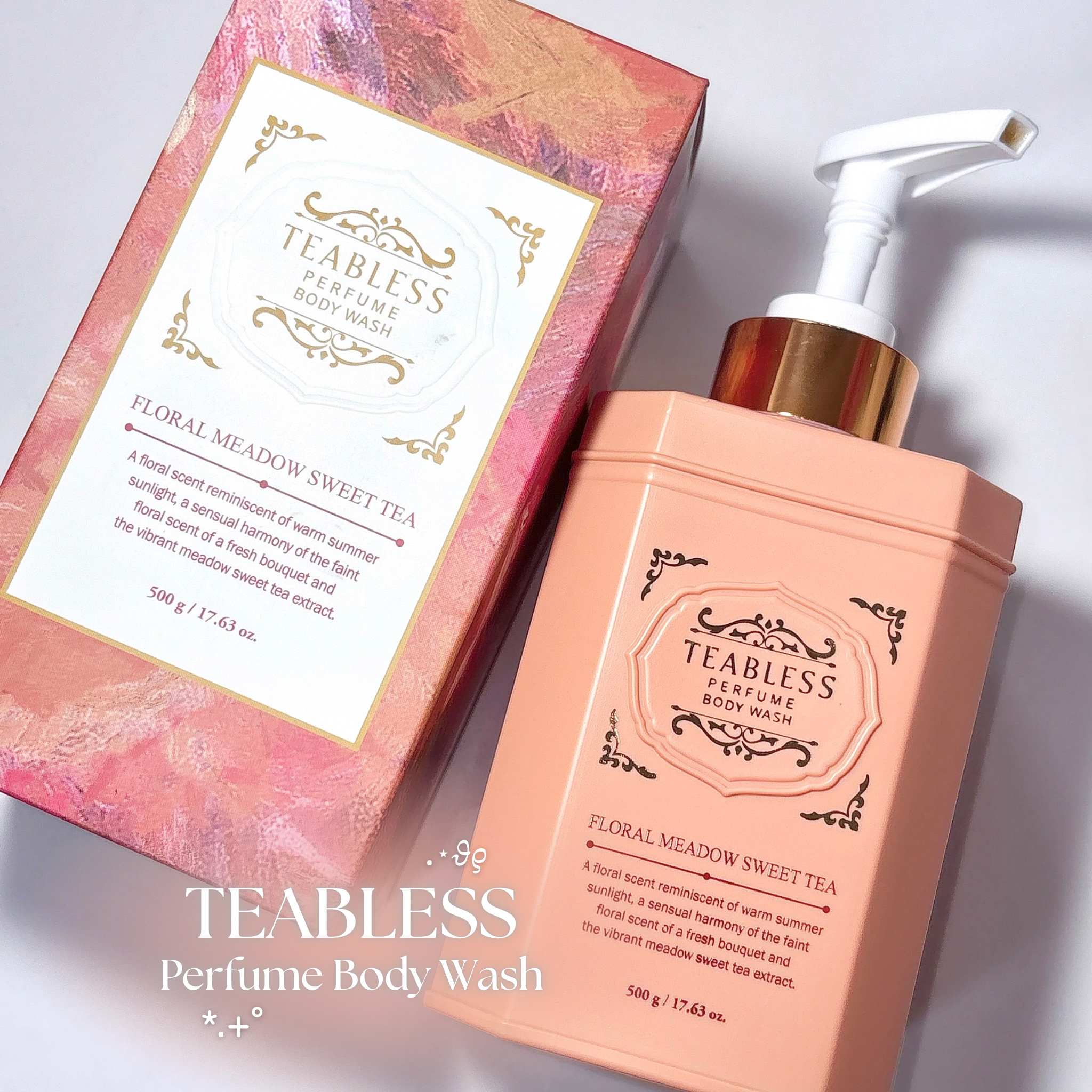 フローラル メドウ スイートティー  パフュームボディソープ/TEABLESS/ボディソープを使ったクチコミ（1枚目）