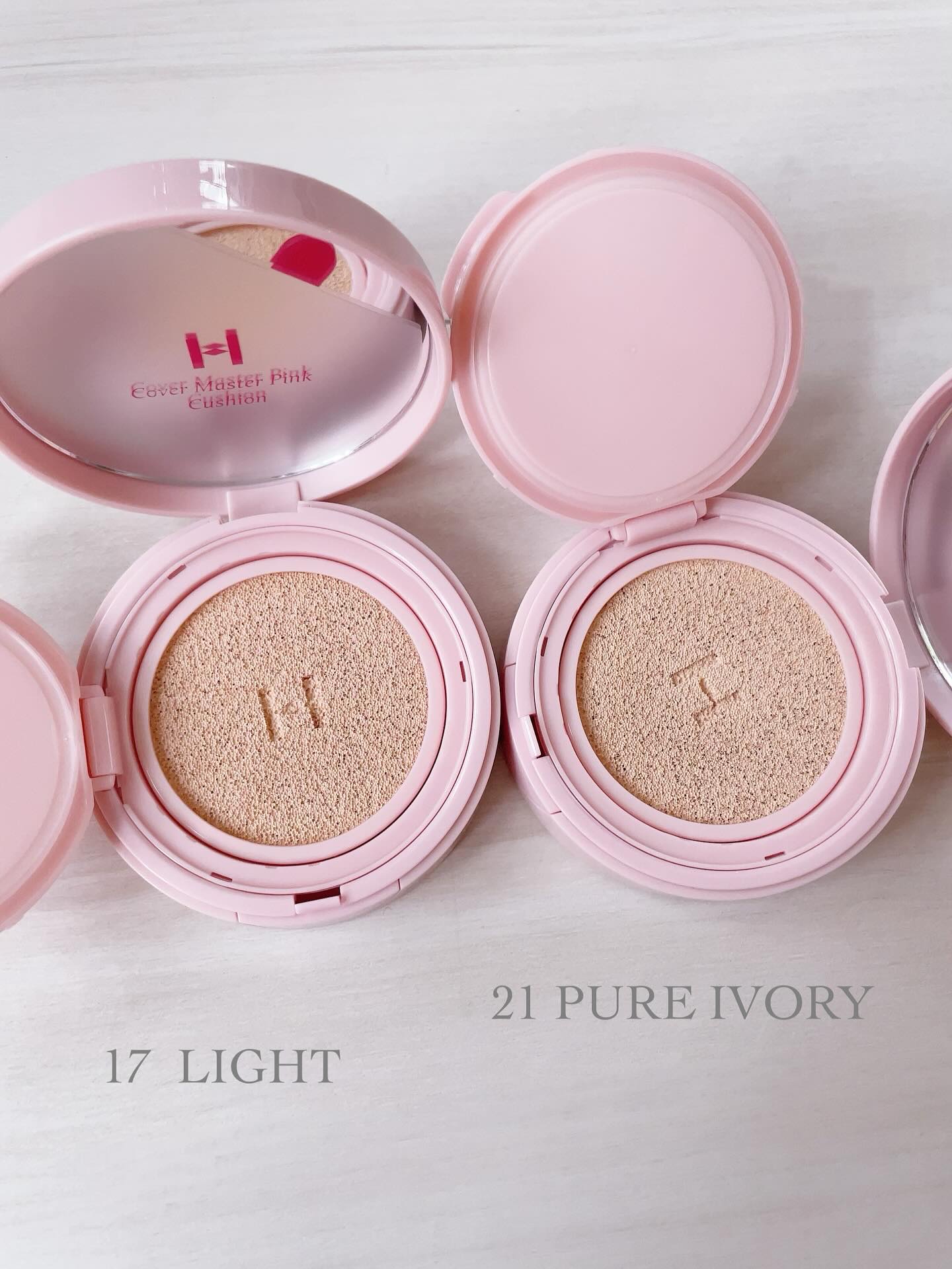 カバーマスターピンククッション/hince/クッションファンデーションを使ったクチコミ（3枚目）