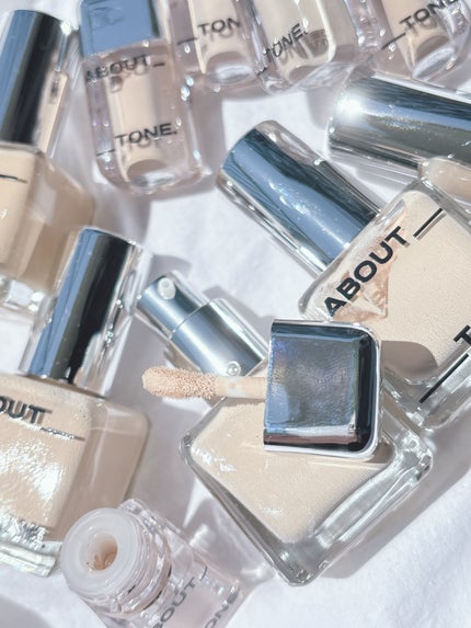 スキンレイヤーフィットファンデーション/ABOUT TONE/リキッドファンデーションを使ったクチコミ(2枚目)