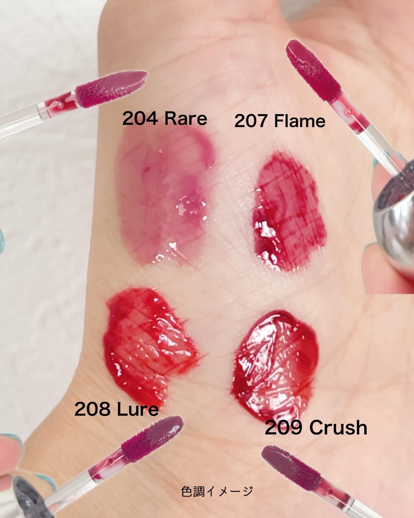 デュー ドロップ ティント/Coralhaze/リップティントを使ったクチコミ（3枚目）