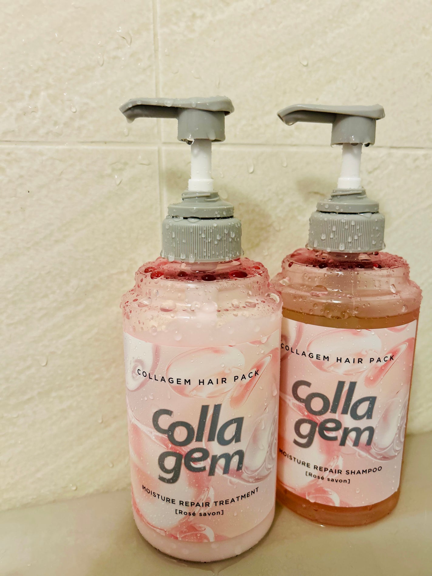 コラジェム モイスチャーリペアシャンプー/トリートメント/collagem/市販シャンプーを使ったクチコミ(1枚目)