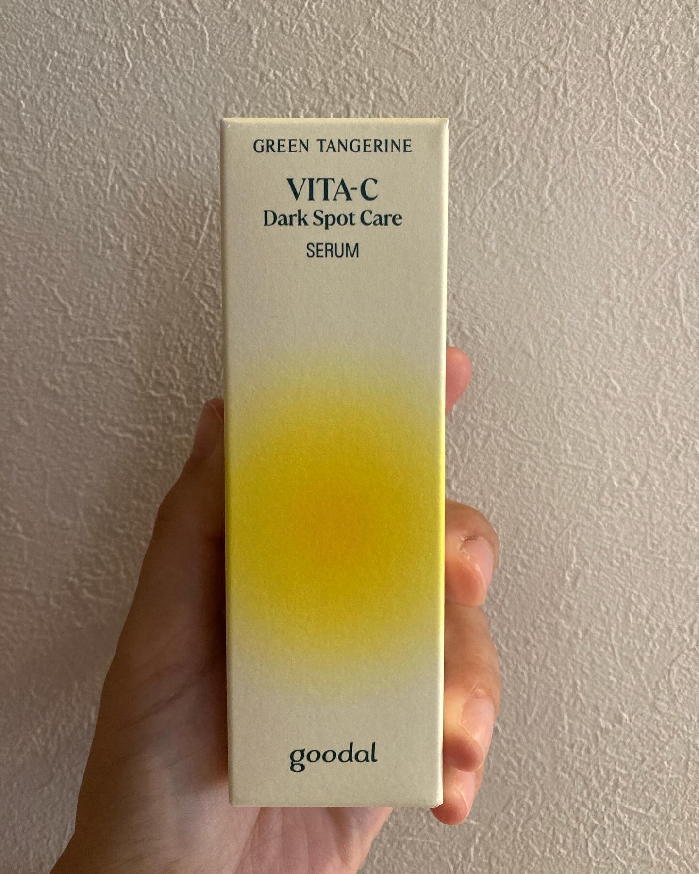 グリーンタンジェリン ビタC ダークスポットケアセラム/goodal/美容液を使ったクチコミ（1枚目）