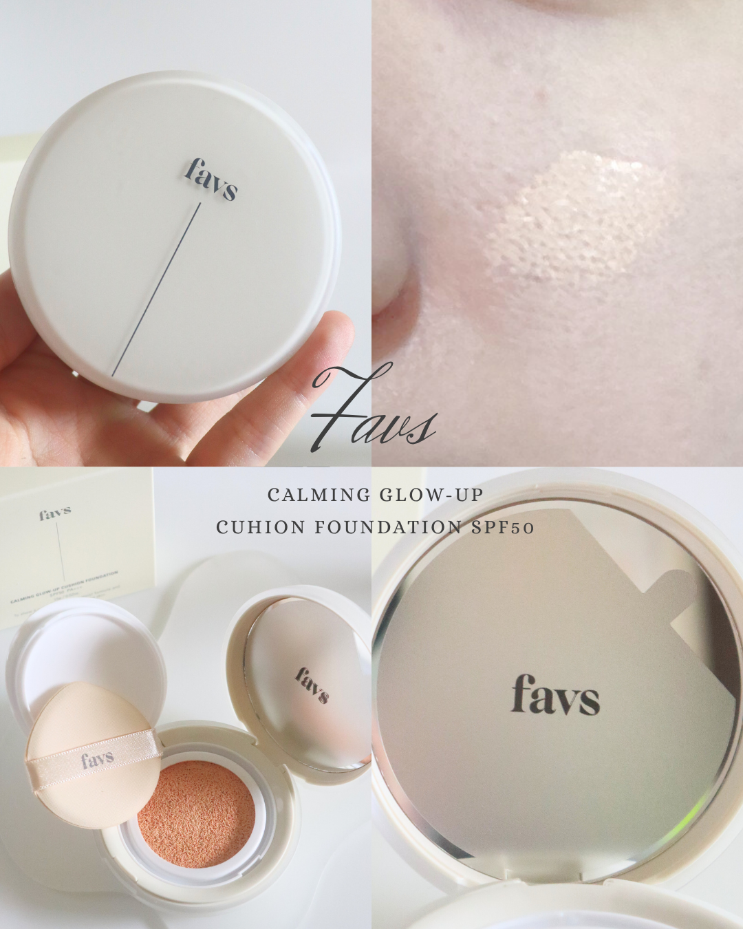 カーミンググロウアップクッションファンデーション バニラ/favs/リキッドファンデーションを使ったクチコミ（1枚目）